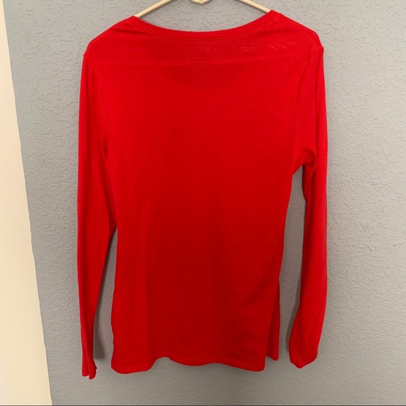 Red Long Sleeve Shirt - Picture 3 of 3